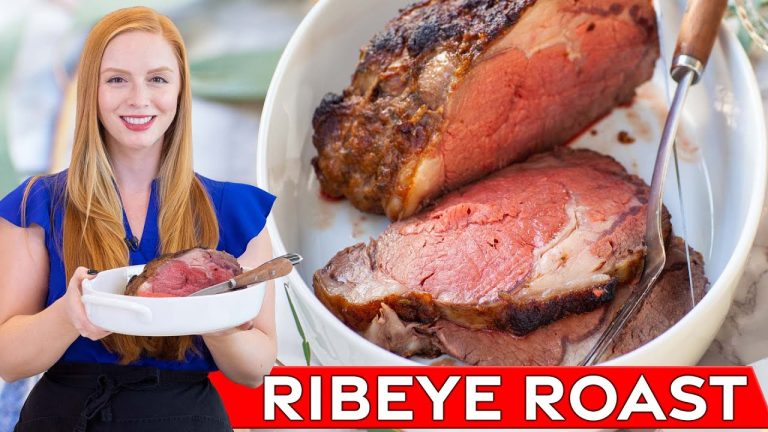 Easy Garlic & Herb Ribeye Roast Beef Recipe – Perfect for holidays!