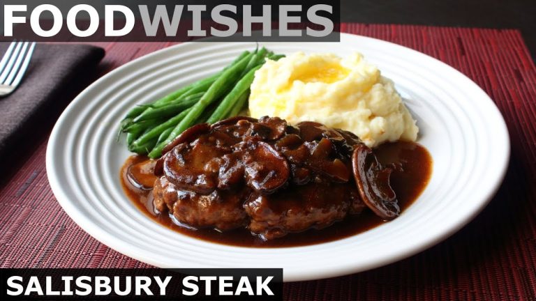 Salisbury Steak – TV Dinner Style – Food Wishes