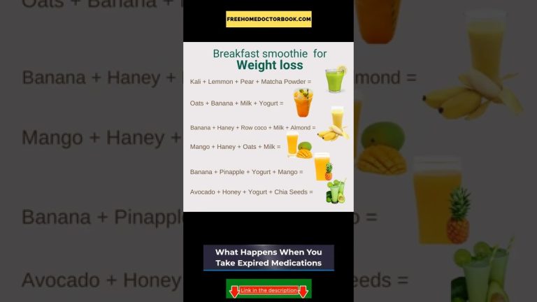 Breakfast smoothie for Weight loss 🔥 Weight Loss Recipe | #shorts