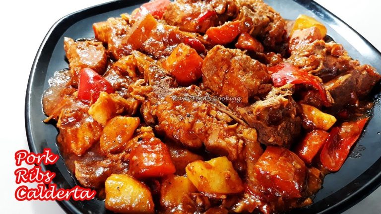 YUMMY PORK RIBS CALDERETA | EASIEST PORK RIBS CALDERETA RECIPE!!!