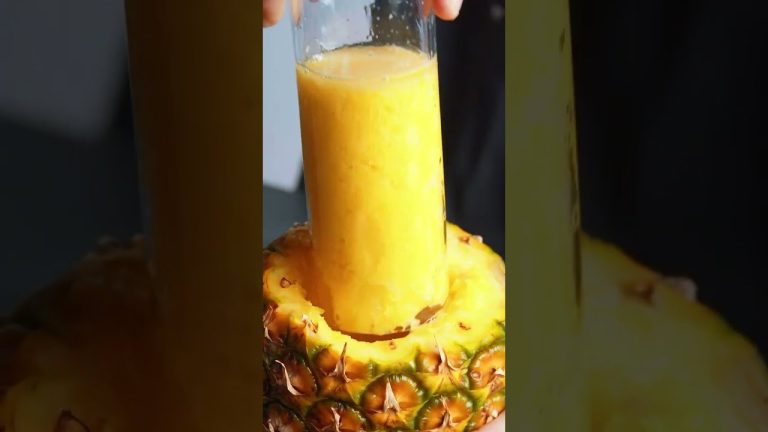 Treat your tummy to a tropical sweet! 🥮🍍😍 #shorts #scrumdiddlyumptious #food #recipe #cake #dessert