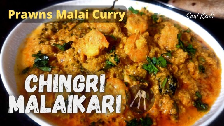 Prawns Malai Curry | Chingri Macher Malai Curry | Fish Recipes | Seafood recipes | Leena Naik