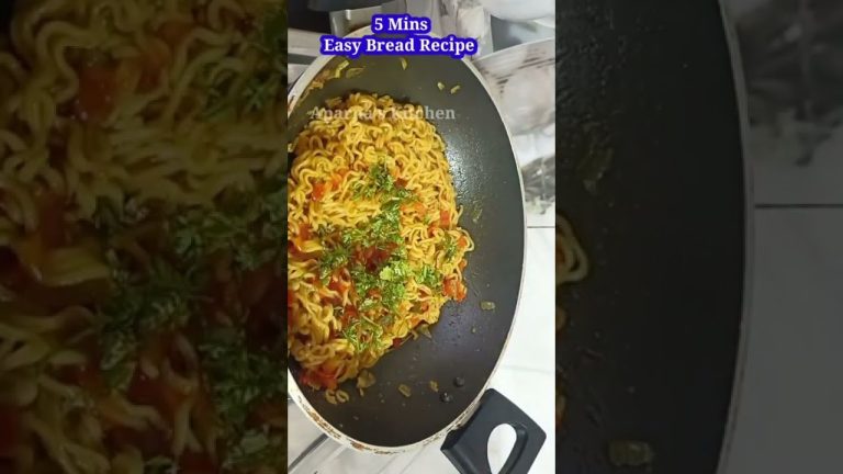 5 Mins Easy New Bread Recipe | Breakfast Recipe | #easybreakfast #breadrecipe #shorts #shortsfeed