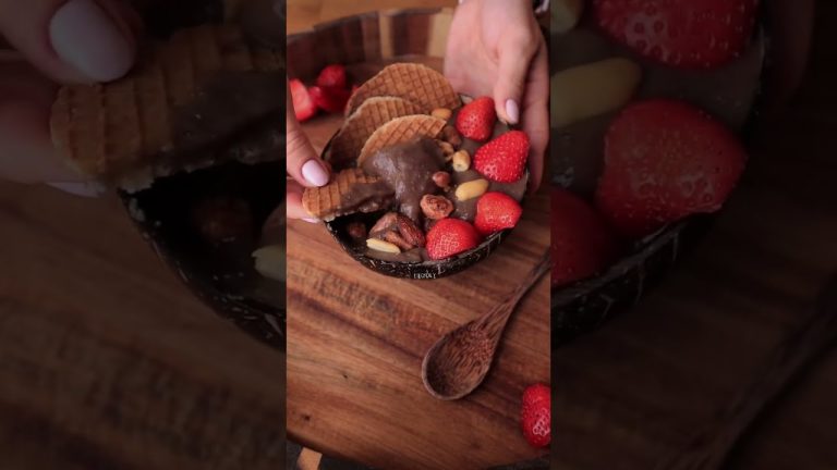 How to make BROWN smoothie bowl. Pumpkin smoothie recipe #shorts