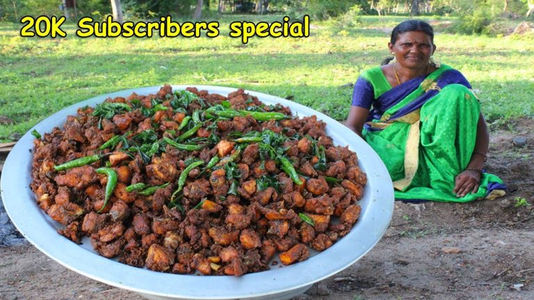 Chicken pakora recipe prepared my mom | chicken fry | Village style chicken fry | Side dish recipes