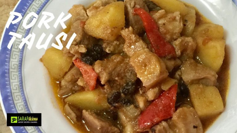 Pork Tausi Recipe (Pork with Salted Black Beans)