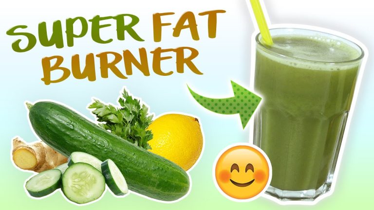 Cucumber Lemon Parsley Smoothie (Fat Burning Detox Smoothie Recipe)