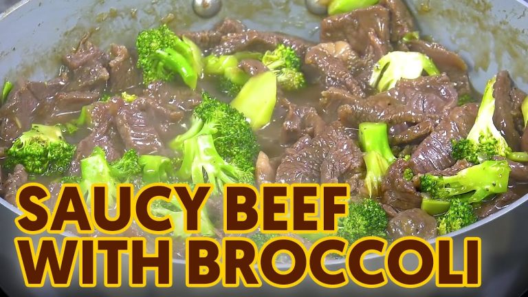 Saucy Beef with Broccoli
