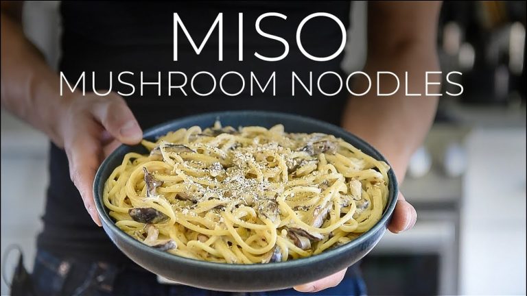 THE EARTHY MUSHROOM PASTA RECIPE THAT MAKES MISO HUNGRY!