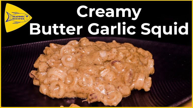 Creamy Butter Garlic Squid Rings | calamari butter garlic | Squid Recipes@Seafood Recipes By Bayman