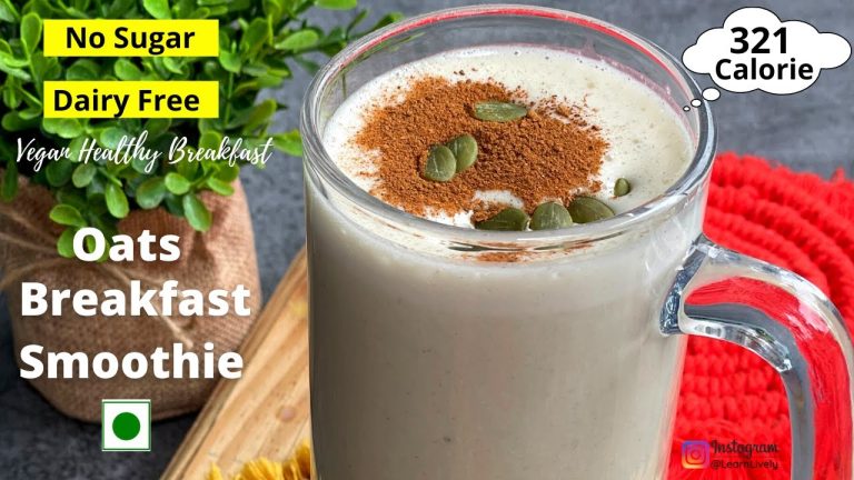 Weight Loss Smoothie Recipe | No Sugar | No Milk | Oats Smoothie Recipe For Weight Loss #shorts