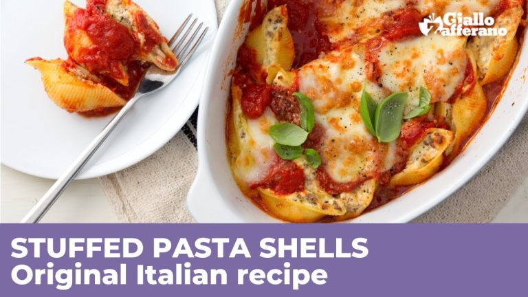 STUFFED PASTA SHELLS – Original Italian recipe