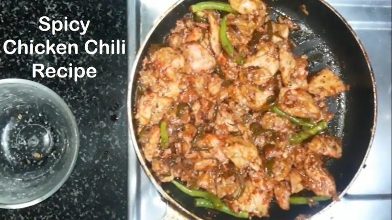 Spicy Chicken Chili Recipe – स्पायसी चिकन चिली रेसिपी (In Marathi) | By Sharmila Zingade