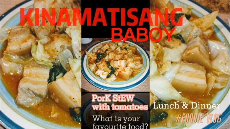 KINAMATISANG Baboy| How To COOK Pork Stew with TOMATOES| #simplerecipe #howto #filipino #pinoyrecipe