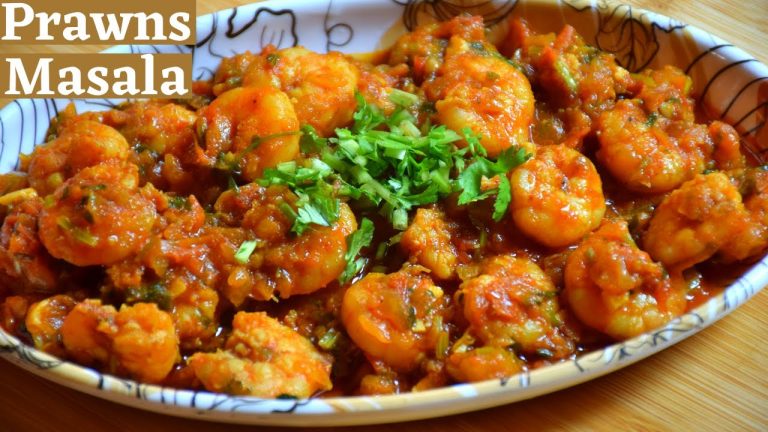 Restaurant Style Prawns Masala Recipe – (Seafood Recipes) – HOME CHEFS COOKING