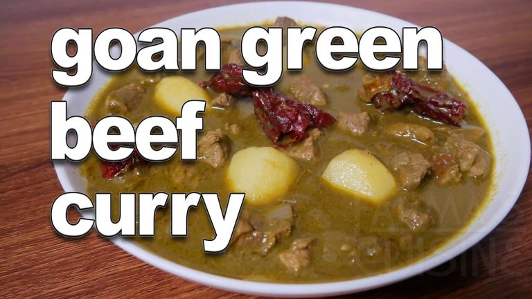 Goan Green Beef Curry Recipe | Beef Curry Green | Authentic Goan Recipes | Beef Recipes