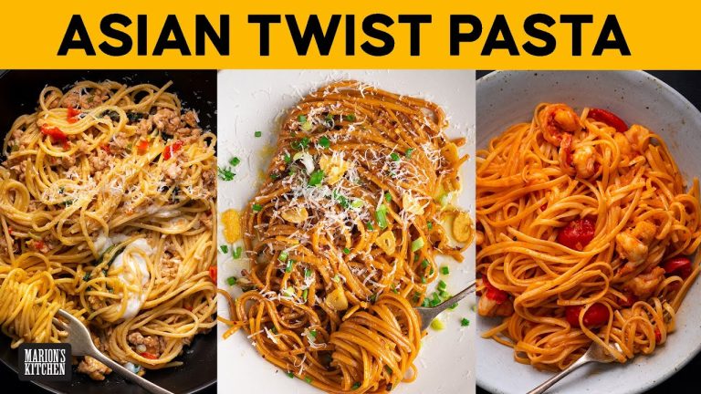 Three fusion pasta recipes that break all the rules! | Marion's Kitchen
