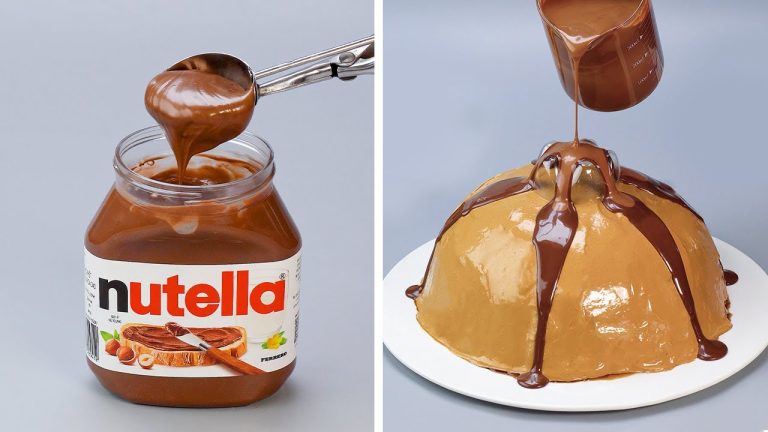 How To Make NUTELA Cake Decorating Ideas | Oddly Satisfying Dessert Tutorials