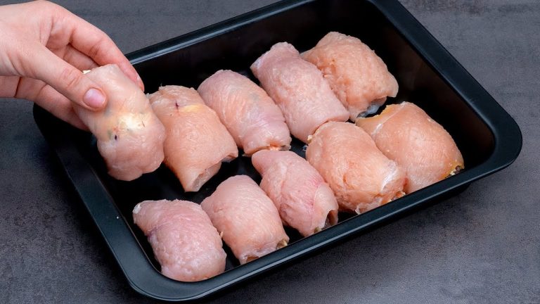 Everyone cooks the chicken breast using my recipe now! Quick rolls into the oven