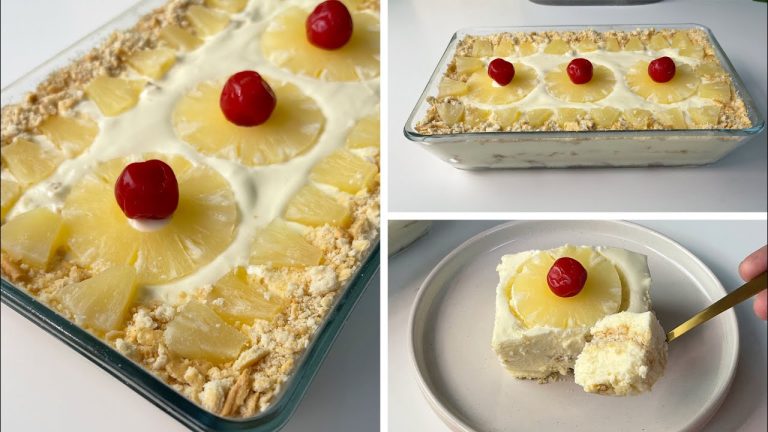 Cold Dessert No Baking | No oven | No Gelatine  No Cooking Recipe by cooking with sariya