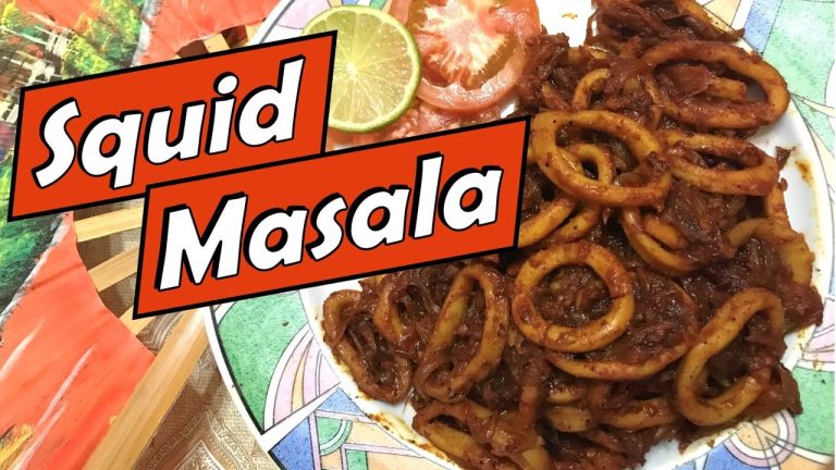How to make #SpicySquidMasala  #Calamari  #Kanava #seafoodrecipes #squid