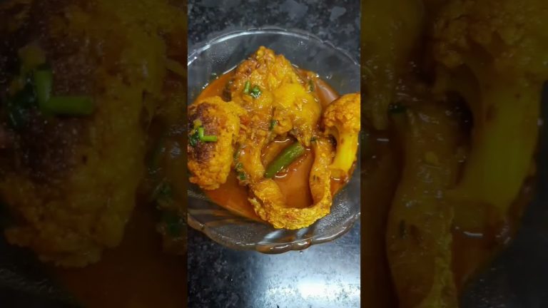 Winter Special Fish Recipes with Cauliflower #shorts