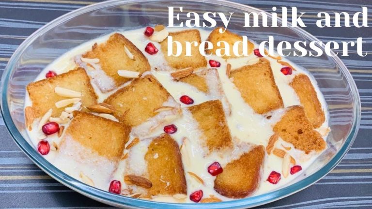 പാലും ബ്രെഡും ഉണ്ടെങ്കിൽ easy dessert ready || Easy milk and bread dessert || indian dessert recipe