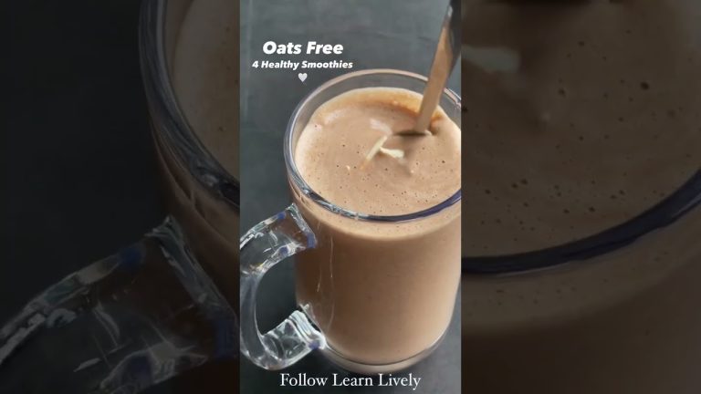 4 Healthy Diet Smoothies | Oats Free Smoothie #shorts #smoothie #maanmerijaan #weightloss #recipes