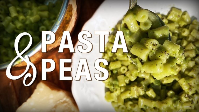 Pasta & Peas, Classic Italian Recipe – The Pasta Queen