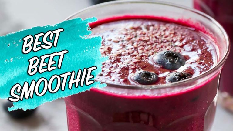 Beet Smoothie | Healthy Breakfast Smoothie for Detox or Weightloss