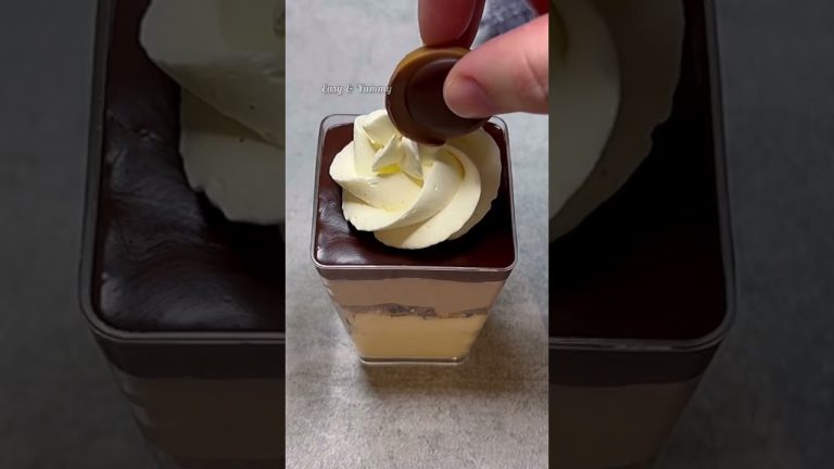 Toffifee Dessert Cups – NO BAKE Dessert. Full recipe on the channel! Perfect Christmas dessert!