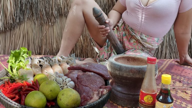 Yummy Cooking Beef BBQ Seafood Recipe, Amazing Food