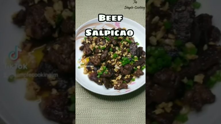 Beef Salpicao #beefrecipes #beef #shorts #food #jmsimplecooking