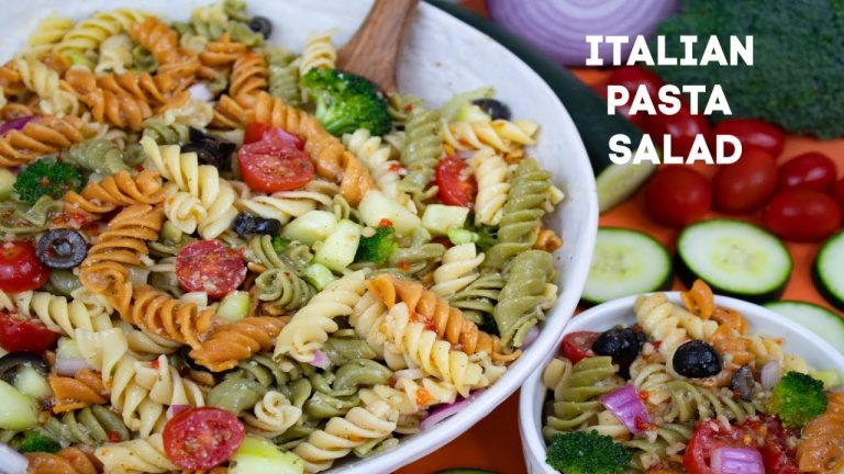 How To Make Zesty Italian Dressing Pasta Salad: Classic Italian Pasta Salad Recipe