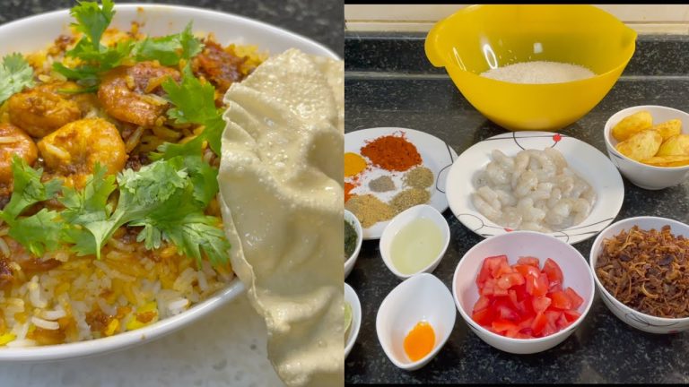 Prawns Biryani II Shrimps  Biryani II Seafood Recipe II Weekend Food II Non Veg Dish