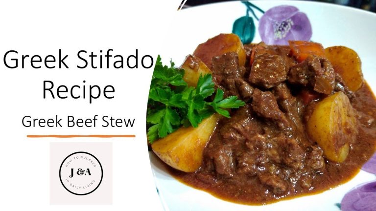 Greek Stifado Recipe, Greek Beef Stew, Μοσχαράκι Στιφάδο #greekrecipes, #greekfood, #beefrecipes