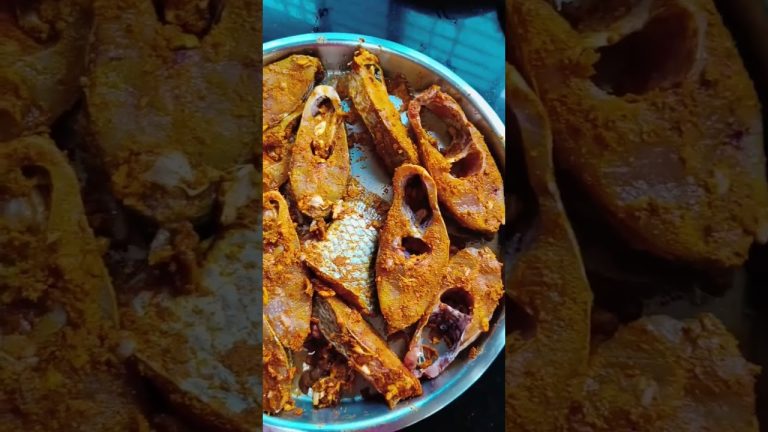 कटला fish fry😋 comments down for full recipe #explore #dailyshorts #nonveg #sundayfunday #fishfry