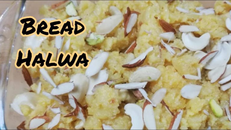 Winter special bread halwa recipe | easy and quick dessert recipe