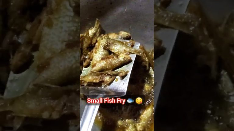 Small Fish Fry 🐟 😋 #shorts #shortsvideo #youtubeshorts #viral