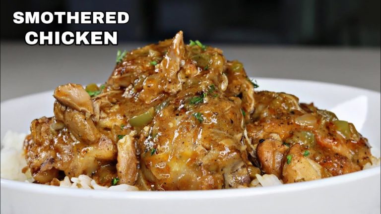 Southern Smothered Chicken Recipe | How To Make Smothered Chicken