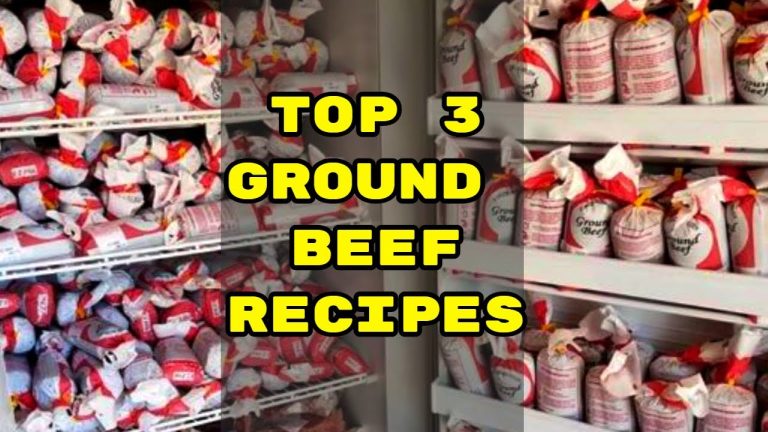Top Three Ground Beef Recipes: DSR Farms