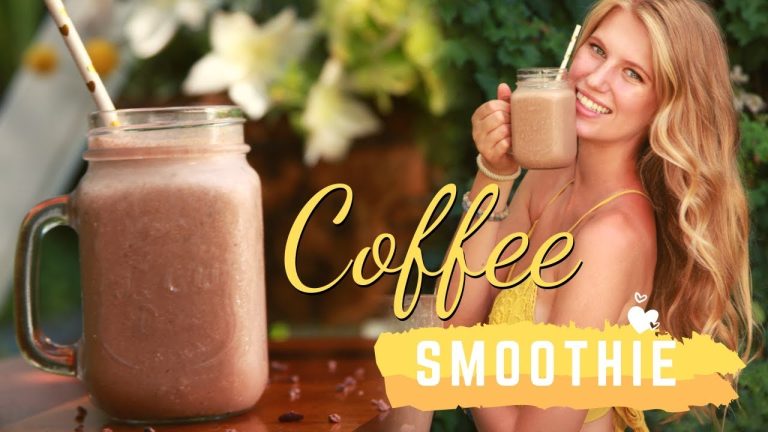Coffee Smoothie Recipe | High Energy Breakfast Smoothie | Healthy Meal Replacement