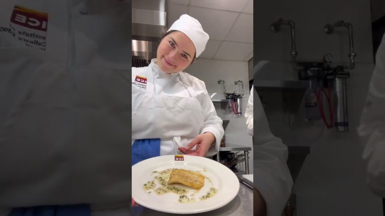 Day 24 in the life of an NYC Culinary Student – Sautéing Fish 👩‍🍳🔪🌟