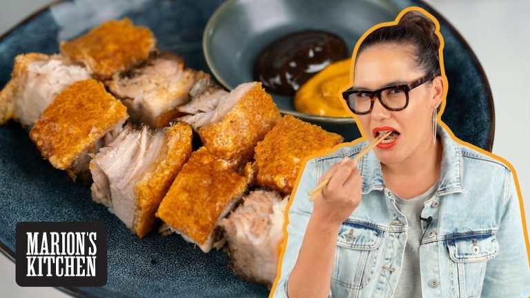 How To Make the CRISPIEST Chinese Roast Pork Belly TODAY…no overnight salting! | Marion's Kitchen
