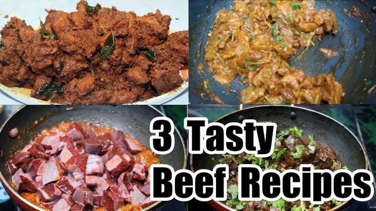 3 Type Tasty Beef recipes | Beef varuval | beef gravy | beef Eeral varuval | suvarotti varuval |beef