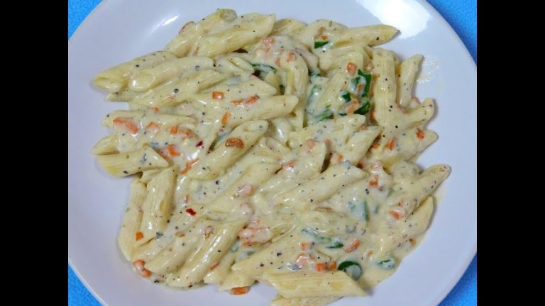 വൈറ്റ് സോസ് പാസ്ത ഉണ്ടാക്കുന്ന വിധം | Pasta in White Sauce Recipe in Malayalam