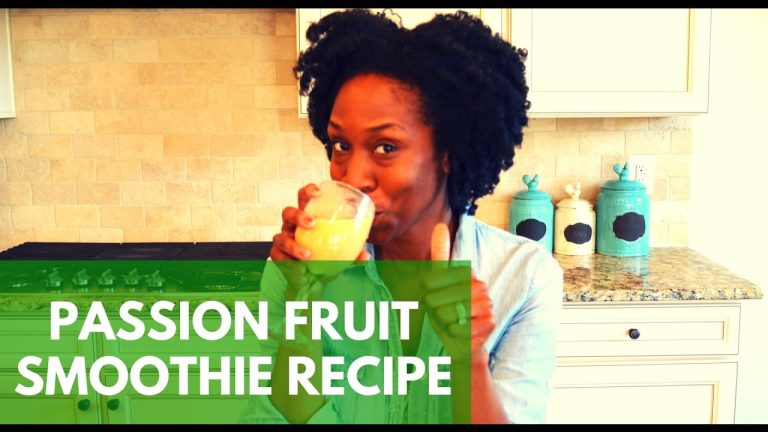 Passion Fruit Smoothie Recipe – How To Make Passion Fruit Smoothie