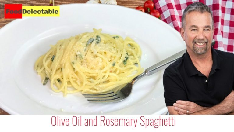 How To Make Olive Oil and Rosemary Spaghetti / Pasta Recipes / Italian Recipes