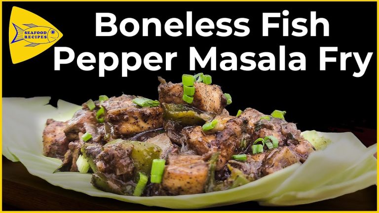 Boneless Fish Pepper Masala | Pepper Fish Fry |Pepper Fish Masala Recipe @Seafood Recipes By Bayman