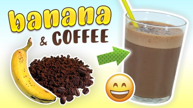 Banana Coffee Smoothie (Breakfast Smoothie Recipe)